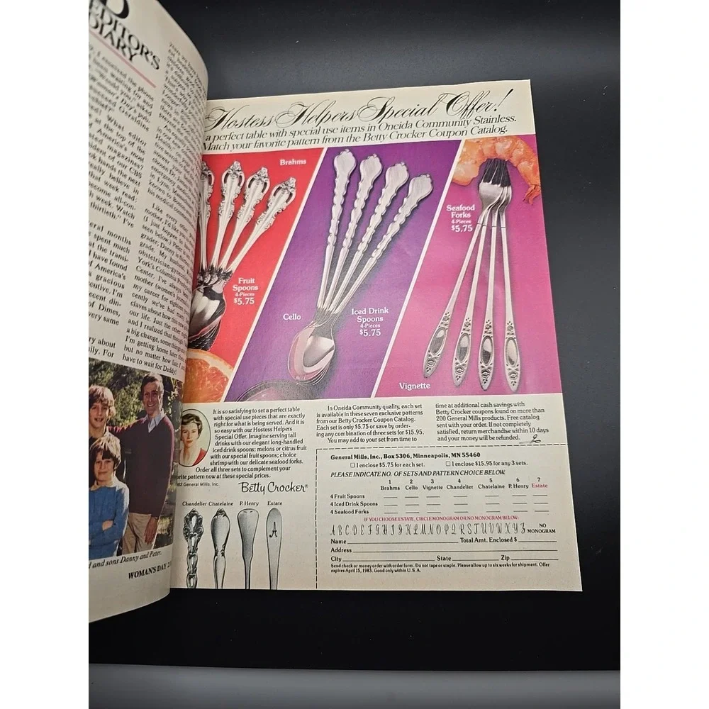 Woman's‎ Day Magazine Pasta Lover's Cookbook February 1983